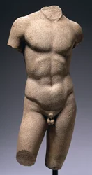 Torso di un giovane nudo (marmo)